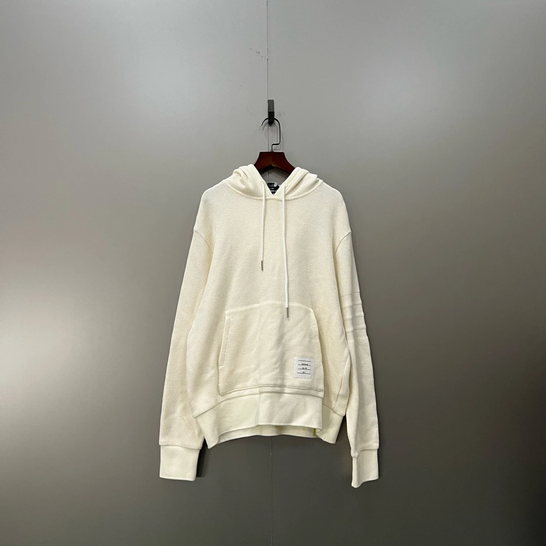 Thom Browne TB 白色针织帽衫 3码/全新/公价5000/吊牌 ki300840