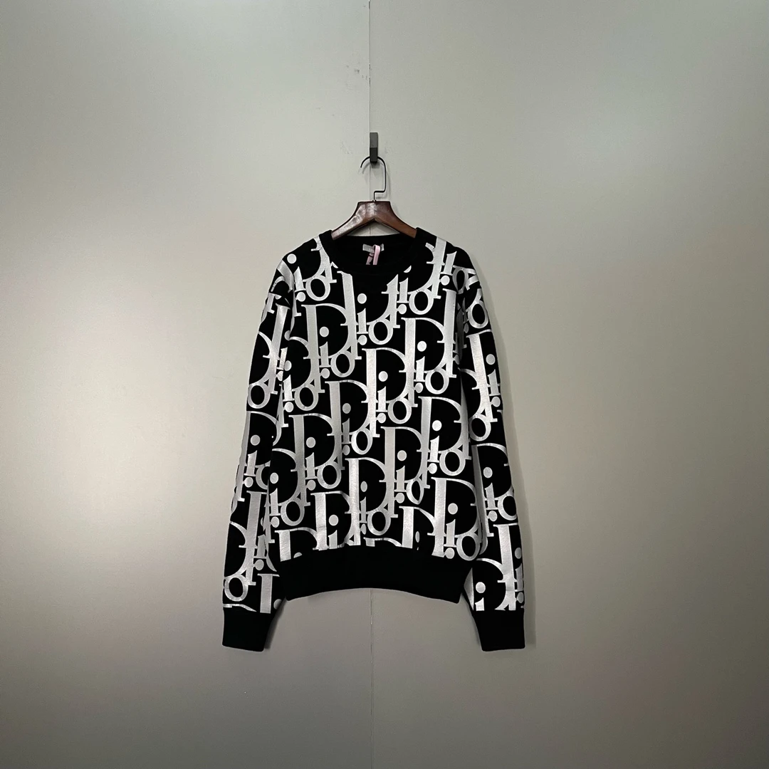 Dior 迪奥 满印字母logo卫衣 M码/95新/公价24000/吊牌 si500