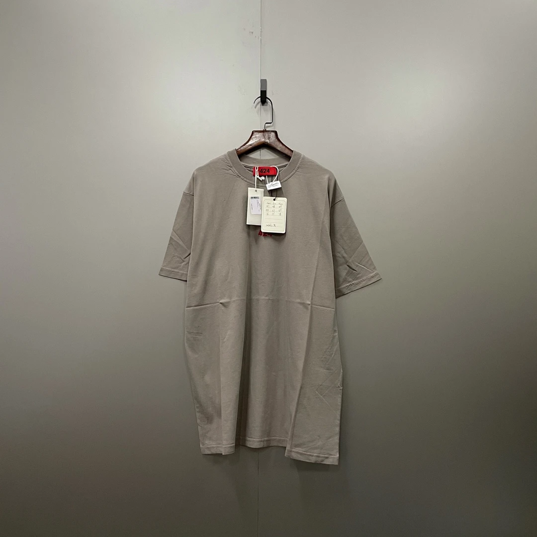 424 灰色印花logo短袖 全新/公价1099/吊牌 bc913248