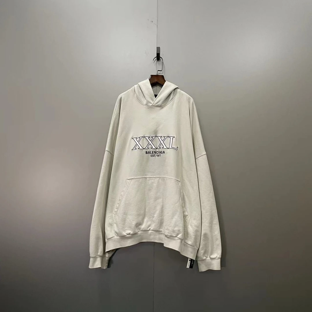 Balenciaga 巴黎世家 3XL 印花帽衫 1码/全新/公价9800/