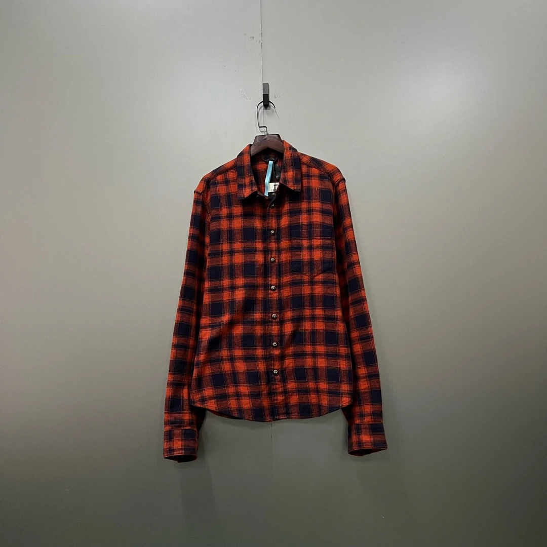 Chrome Hearts 克罗心 黑红格纹满印衬衫 M码/95新/公价15000/无
