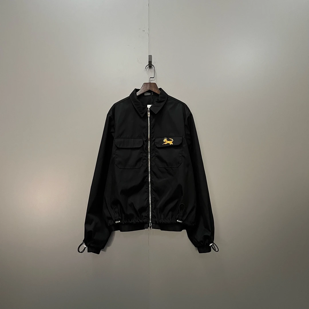 Dior 迪奥 狮子刺绣补丁拉链夹克 50码/99新/公价18000/吊牌 si5