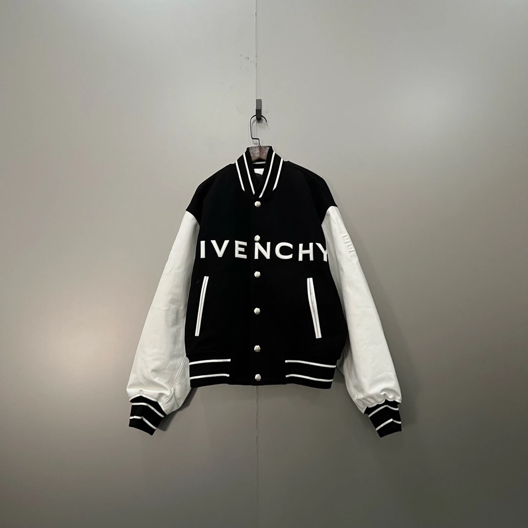 Givenchy 纪梵希 拼接胸口logo棒球夹克 46码/98新/公价26750/无