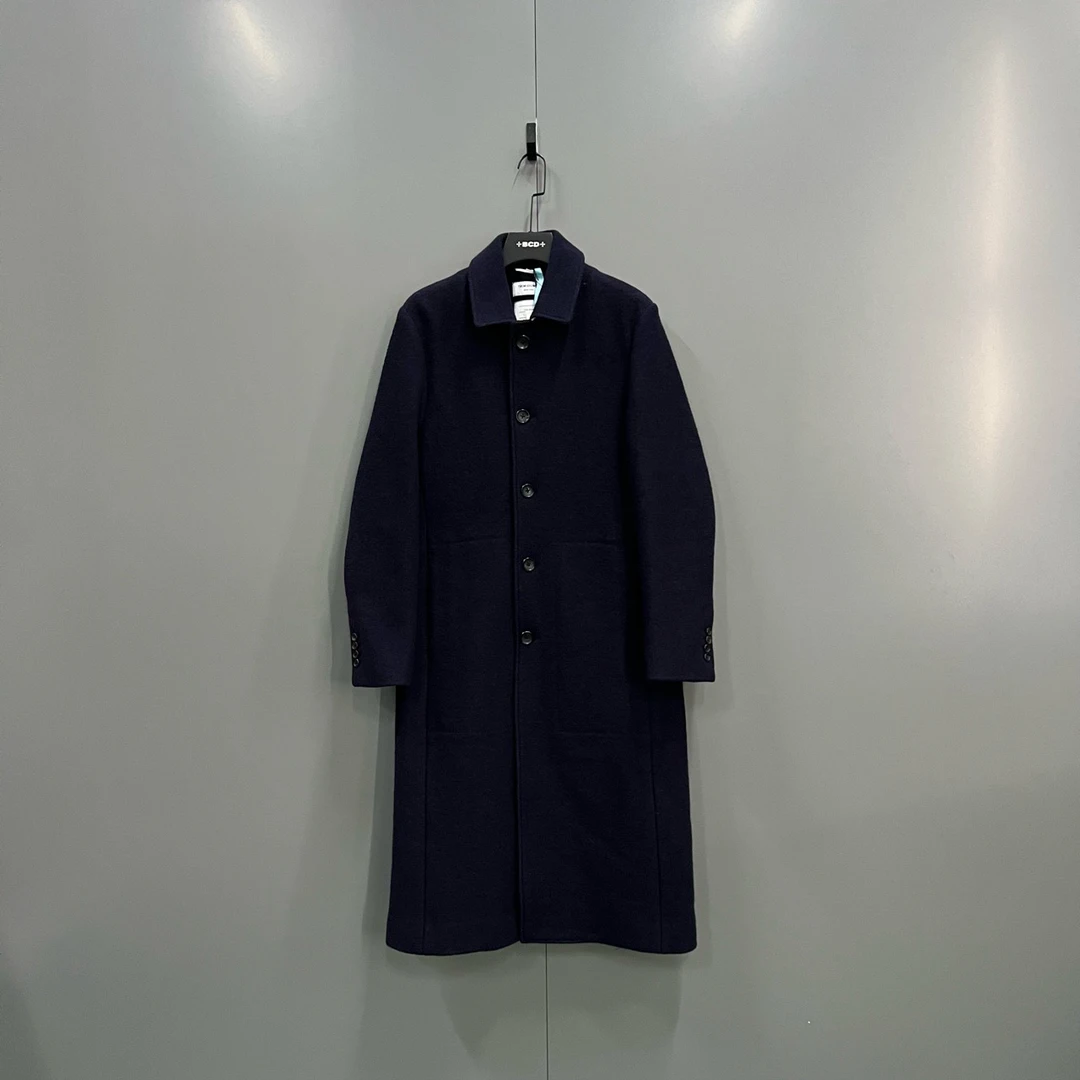 Thom Browne TB 藏青色羊毛大衣 2码/全新/公价28000/吊牌 fg20