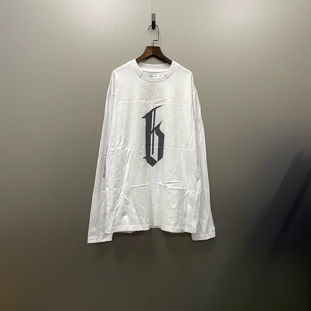 BBB 白色印花长袖 全新