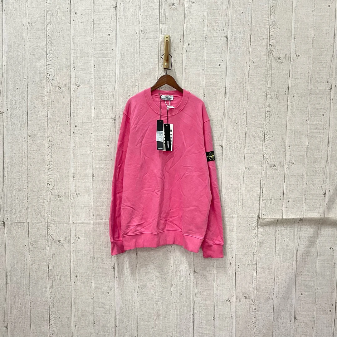 Stone Island 石头岛 粉色卫衣 M码 /全新/吊牌 bc000172