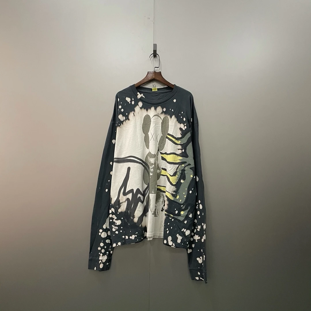 Travis Scott 灰色印花动画长袖 全新