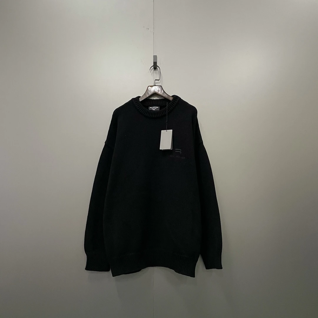 Balenciaga 巴黎世家 双勾刺绣针织毛衣 M码/全新/公价9200/吊牌