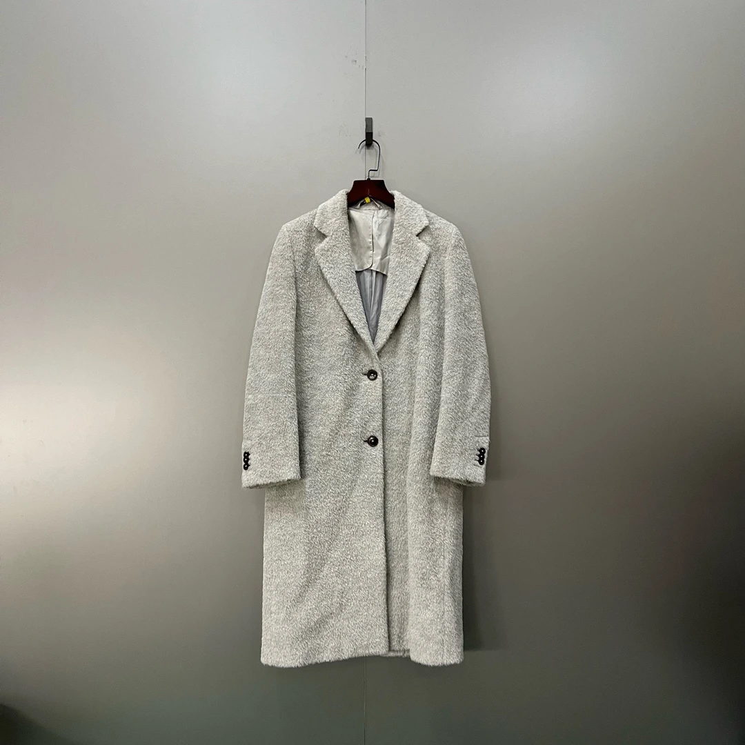 Maison Margiela 马吉拉 灰色羊毛大衣 40码/98新/公价8000/