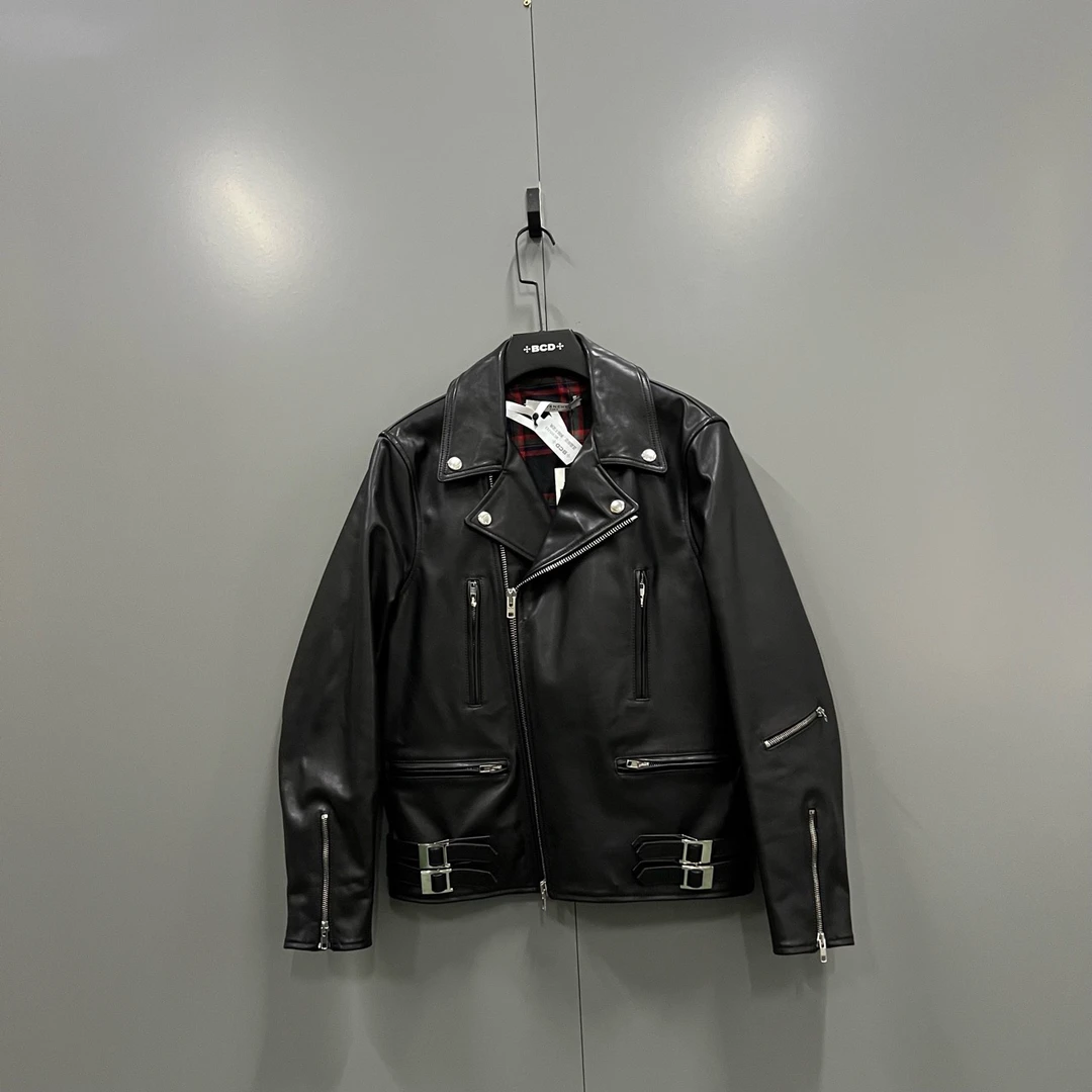 Givenchy 纪梵希 黑色多拉链机车皮衣 50码/95新公价38000/无配件