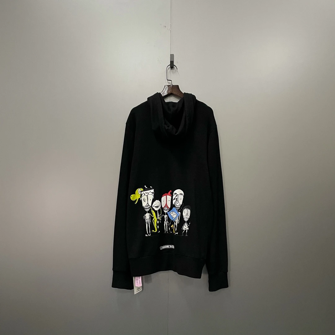 Chrome Hearts 克罗心 背后动画印花拉链帽衫 M码/95新/公价8000/
