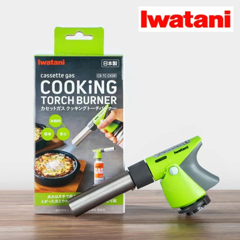 日本岩谷原装进口料理喷枪烘焙卡式喷火枪头火焰家用烧烤炭点火器