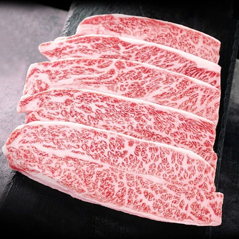 澳洲进口和牛M9+牛小排原切牛排烤肉火锅片霜降雪花1000g起