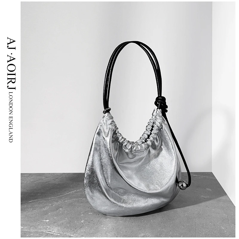 【英国AJ AOIRJ】小众新款高级感真皮手提包女通勤单肩斜跨包