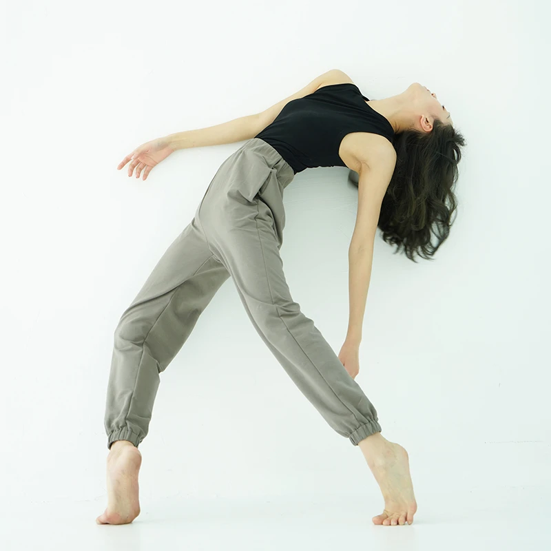 涂一1805现代舞蹈裤男女同款练功裤灯笼裤收口裤运动萝卜裤掉档