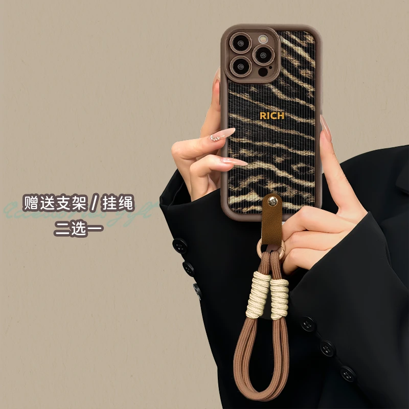 适用于苹果华为OPPO小米VIVO时尚简约百搭竖皮LJ阶梯手机壳1F573