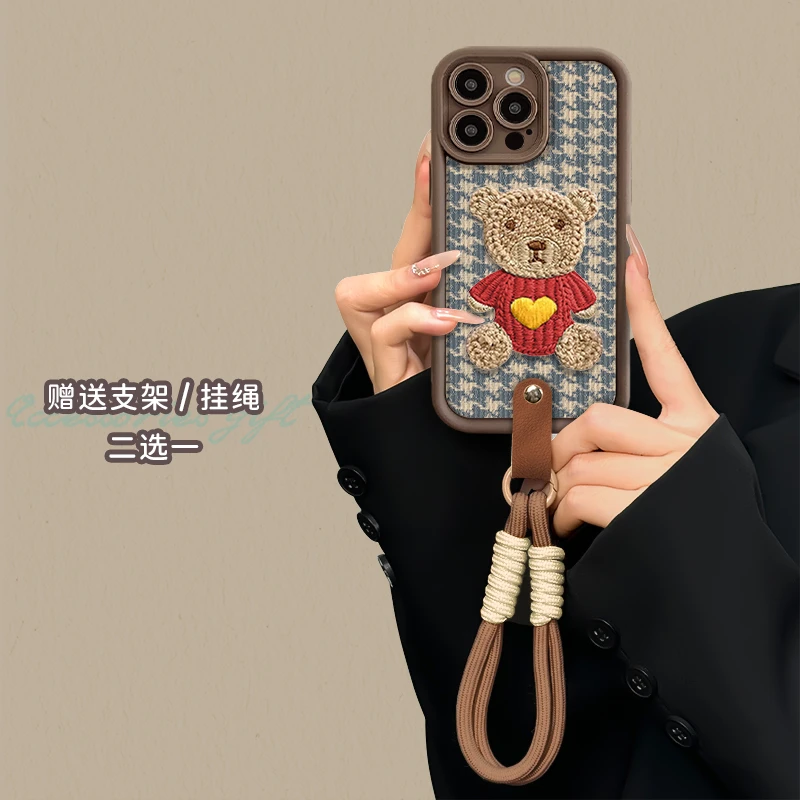 适用于苹果16华为OPPO小米VIVO高颜值时尚皮纹LJ阶梯手机壳AA0155