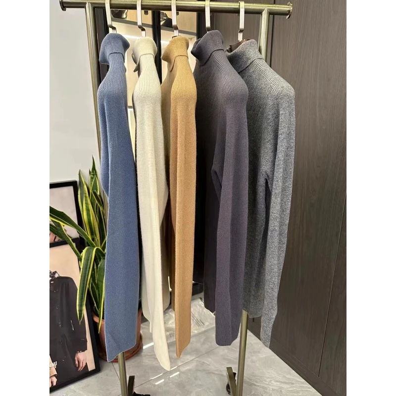 莱品国际 2023圆领时尚长袖羊毛衫FF005