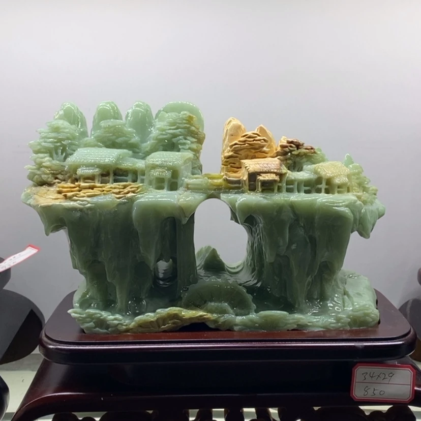 【闪购商品】蛇纹石玉（覆膜）珠宝奇石未镶嵌