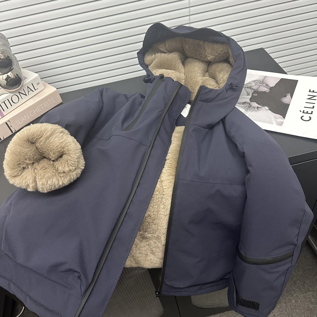 儿童加绒加厚棉服冲锋衣2024新款冬季潮流百搭男童韩版保暖棉衣