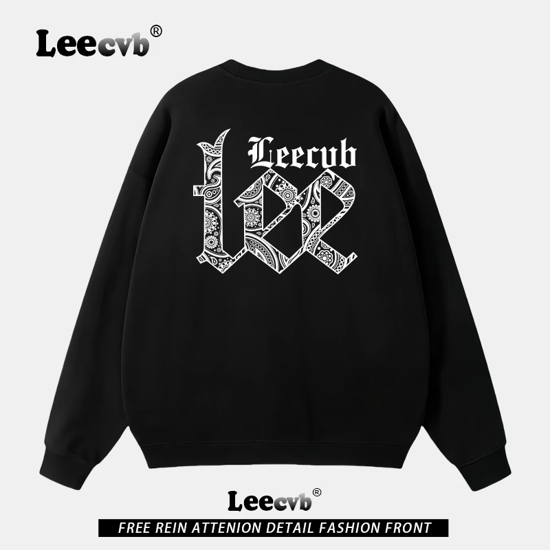 Leecvb官方联名|奥特莱斯|秋冬新款时尚流行情侣装卫衣男潮牌打底
