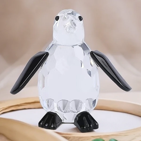 水晶企鹅摆件水晶工艺品生日礼物儿童节礼品圣诞母亲节跨境畅销