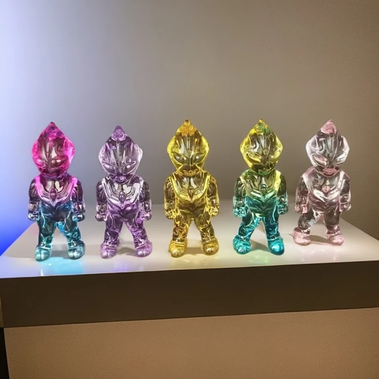 新款仿真卡通水晶奥特曼小孩子生日朋友礼品创意炫酷玩具摆件工艺