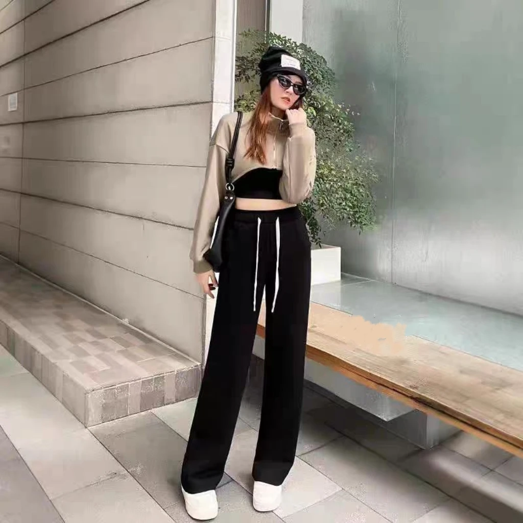 911   百搭显瘦直筒休闲裤