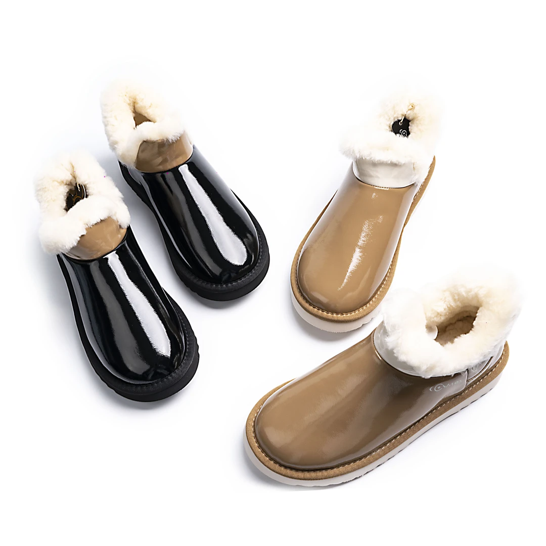 冬季时尚保暖雪地靴A-6047*