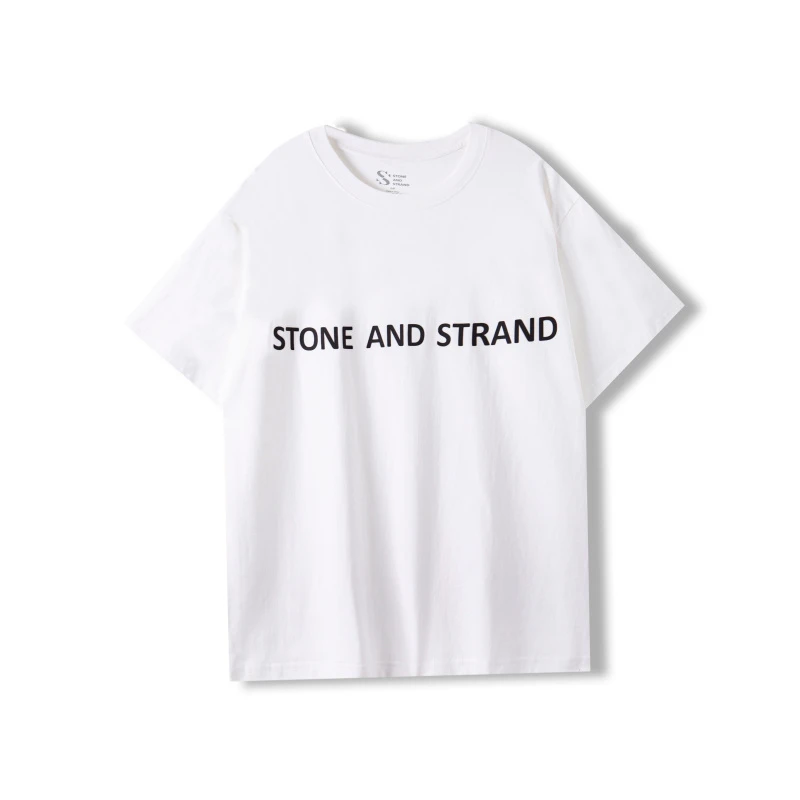 STONEANDSTRAND春夏新品设计感高定圆领T恤 CB-0386
