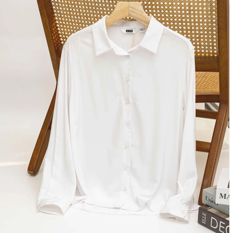 云朵百搭通勤气质长袖垂感衬衫 969417（JOJO）