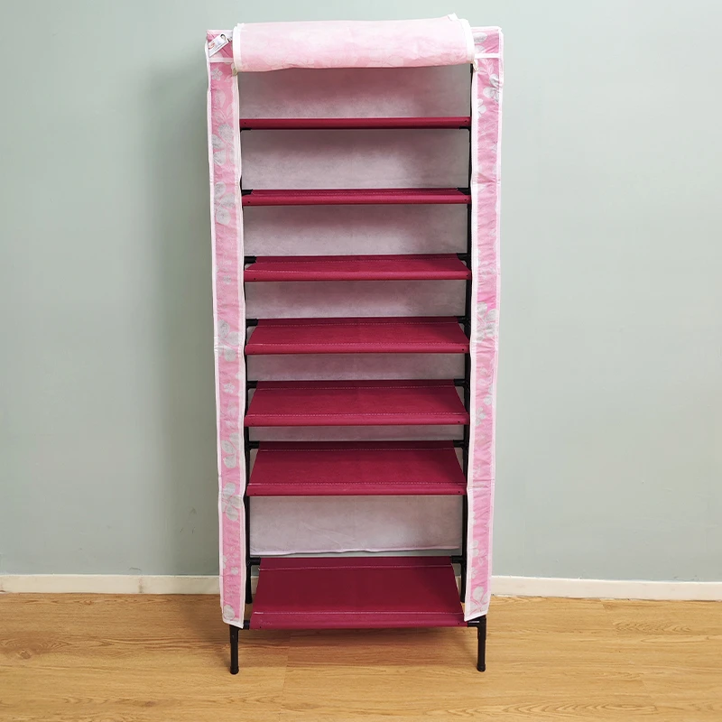 简易落地多层鞋架简约家用客厅鞋子收纳架立式鞋架子收纳架办公