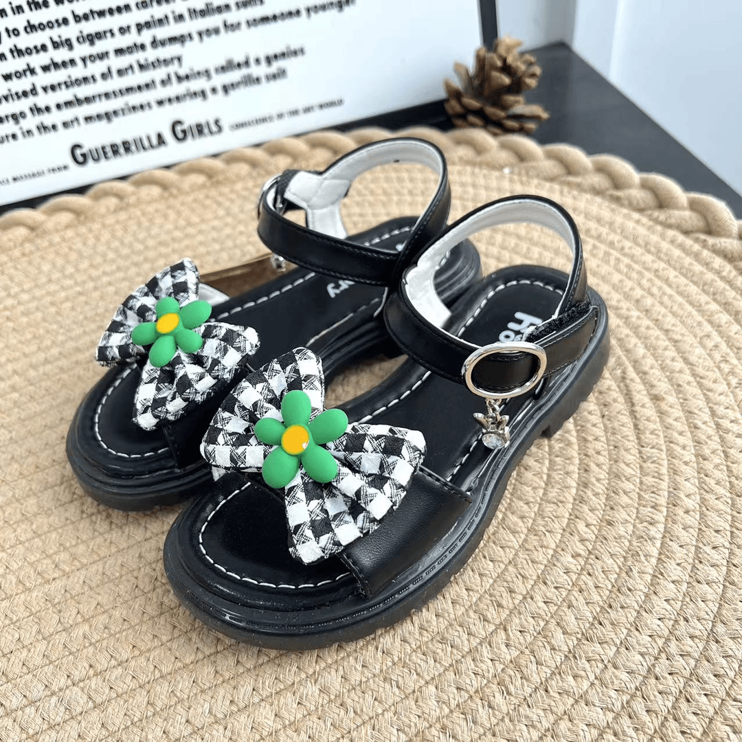 女童2024夏季新款小清新软底凉鞋X2203