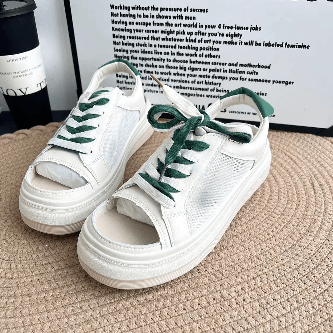 成人亲子女士新款夏季透网半托凉鞋X5811