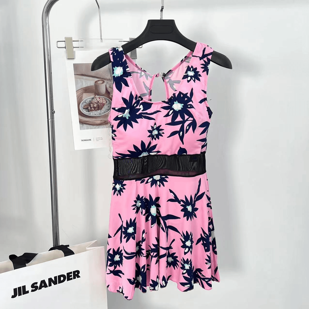 女士夏季新款连体显瘦遮肚连衣裙亲子A2251