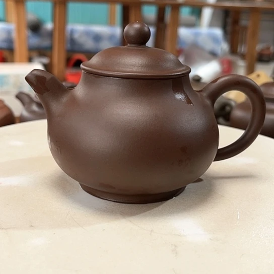 紫砂茶壶三**动宜兴紫砂潘壶微瑕紫砂壶