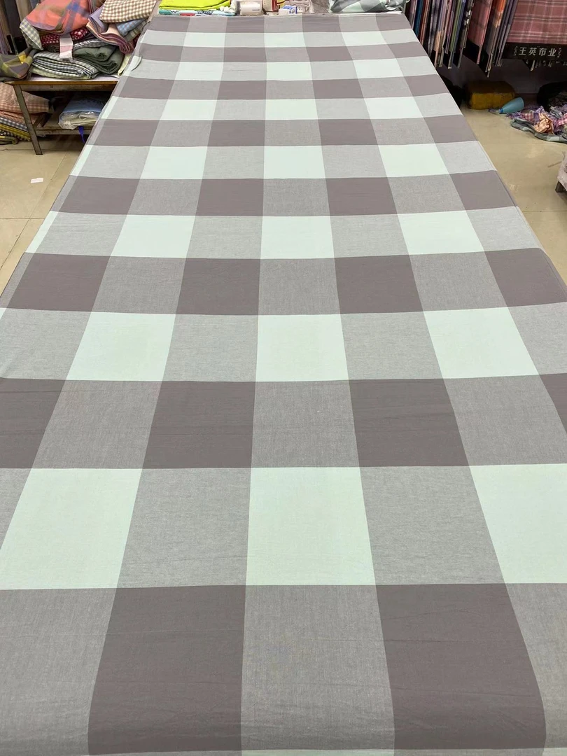 【成品床单三件套】100%棉 A类色织水洗棉面料 床单三件套大格系列