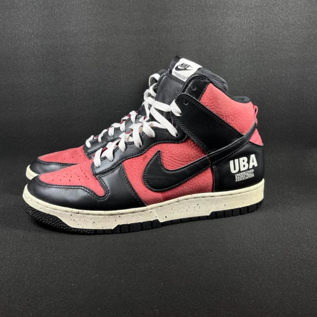 43码 二手 Nike Dunk Gym Red 高帮  黑红 DD9401-600 (B140)