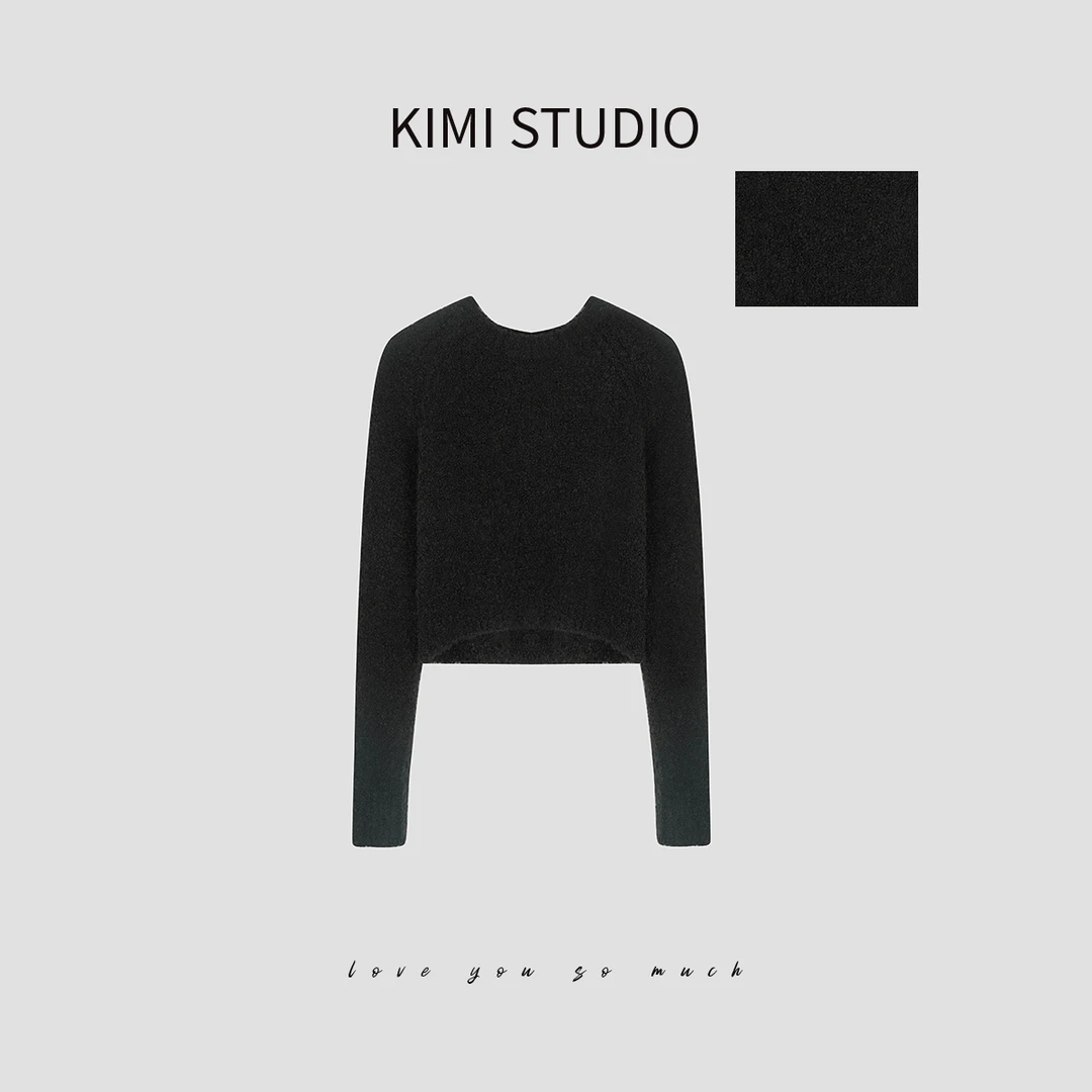 AW23997   圈圈短款针织毛衣