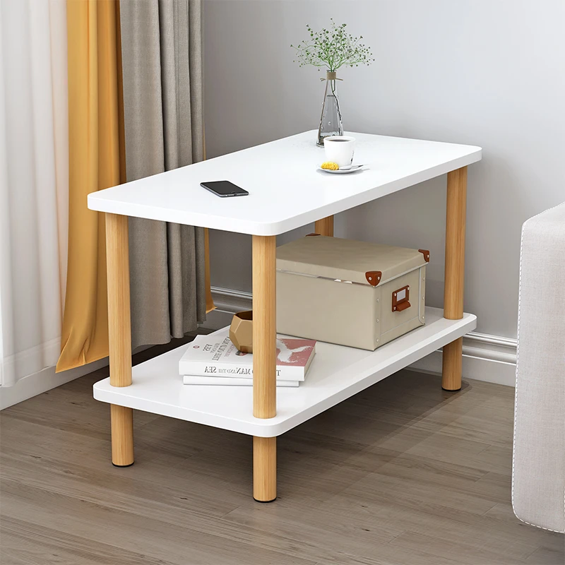 80CM长边几沙发简约小茶几床头桌置物架家用简易角几桌子卧室方桌