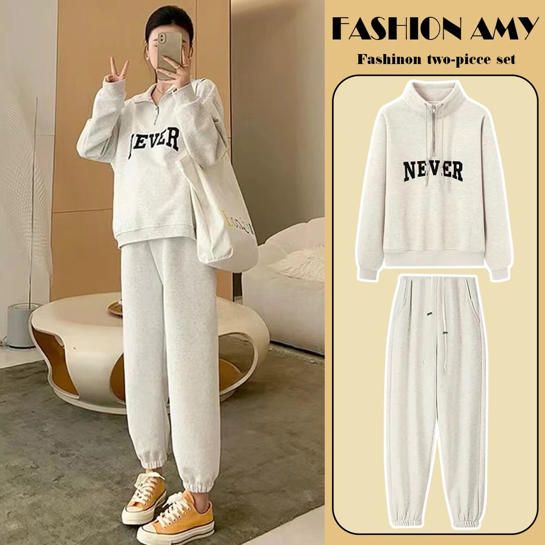 孕妇装春装套装2024新款时尚洋气时髦宽松运动休闲卫衣卫裤两件套