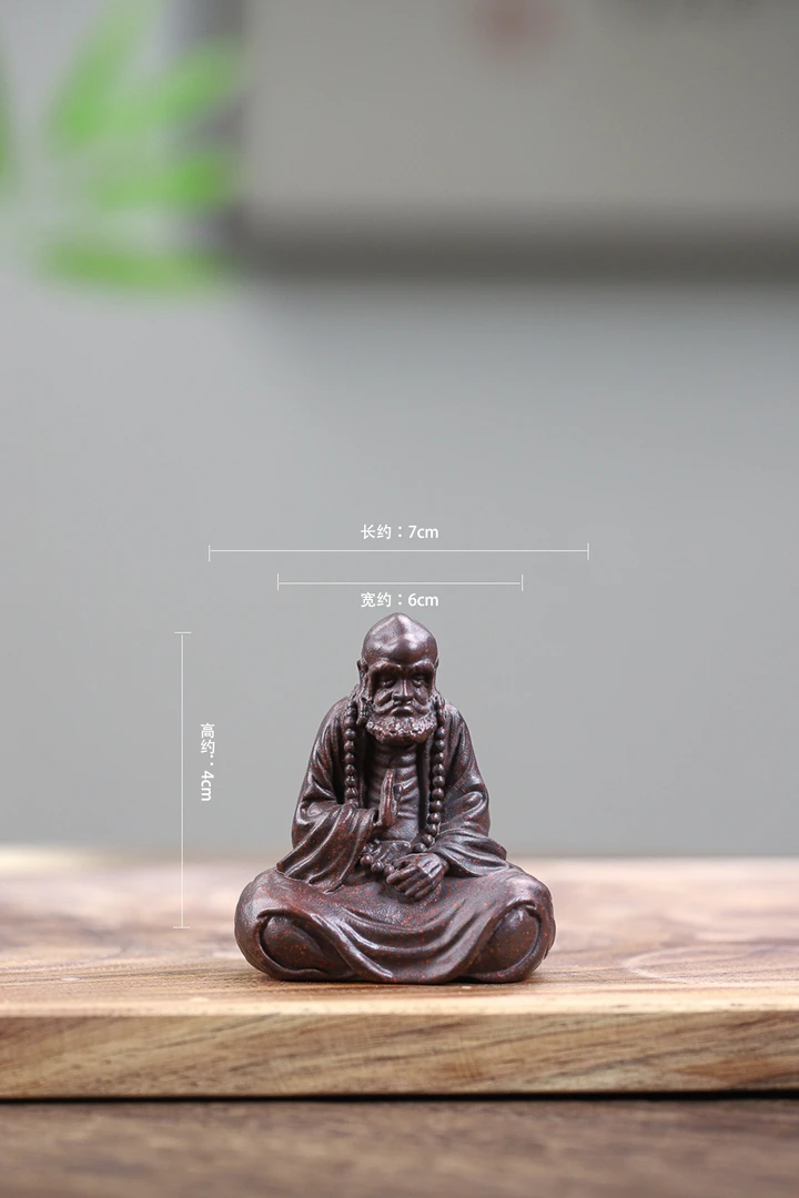 手工创意中式禅意书房装饰品禅意达摩茶室摆设