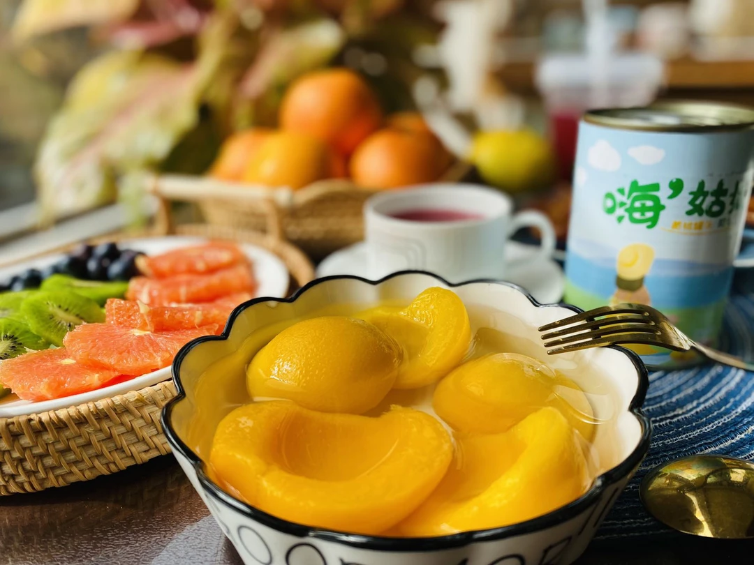 京东包邮黄桃罐头 425gx5 罐