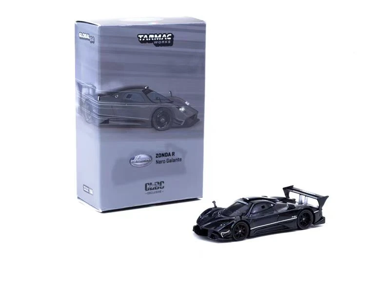 TARMAC  1/64帕加尼 Pagani Zonda R Nero Galante 车模型