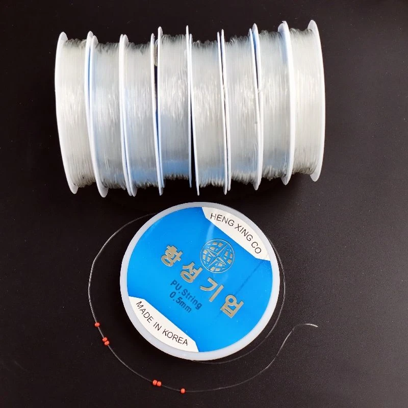 原装进口弹力线韩国透明水晶线拉不断手链文玩串珠线 diy手工材料