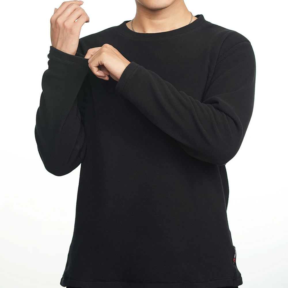 鹰爪铁汉Polartec Micro男款冬季保暖透气轻盈舒适户外圆领抓绒衣