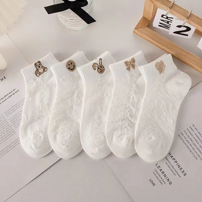 袜子女短袜白色时尚百搭袜女士袜春秋成人学院风女袜学生ins潮袜
