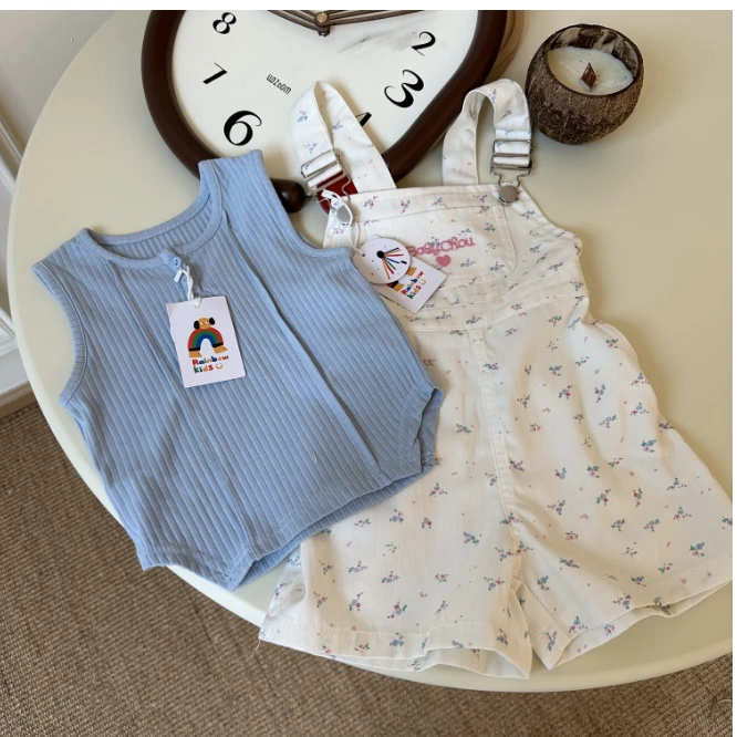 RBXK-49 可爱风碎花背带裤【专享】