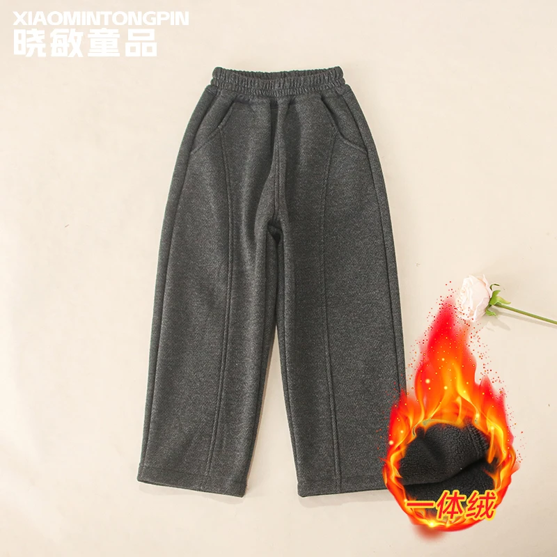 时尚拼接休闲裤3C3684