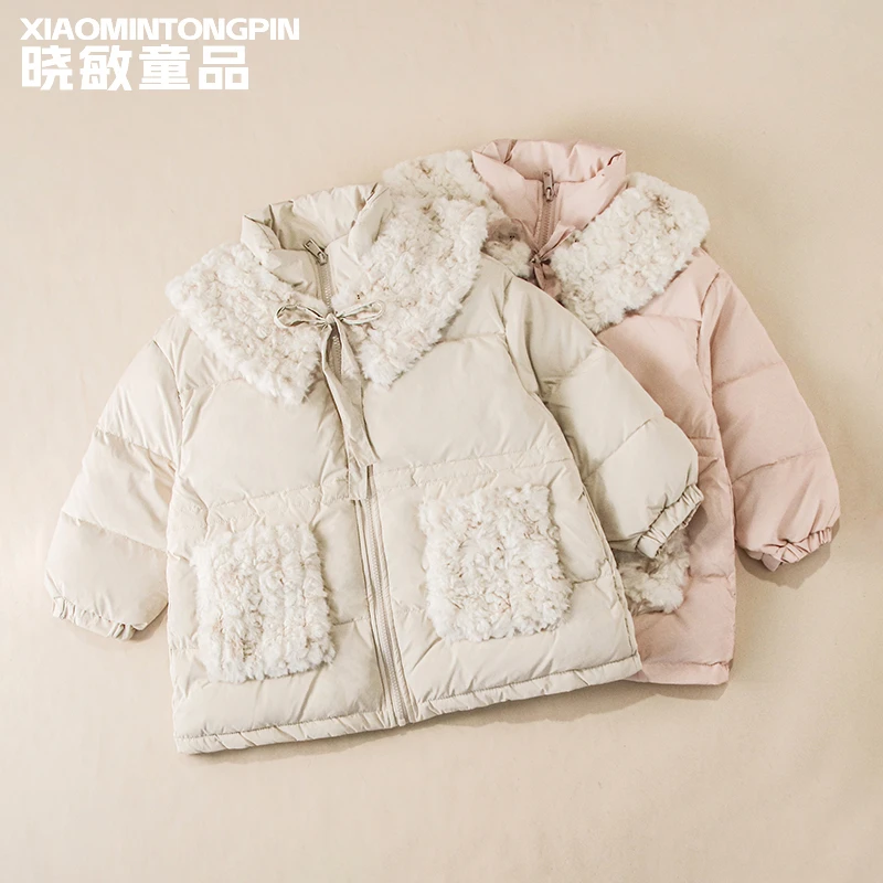 毛毛领羽绒服3C3490